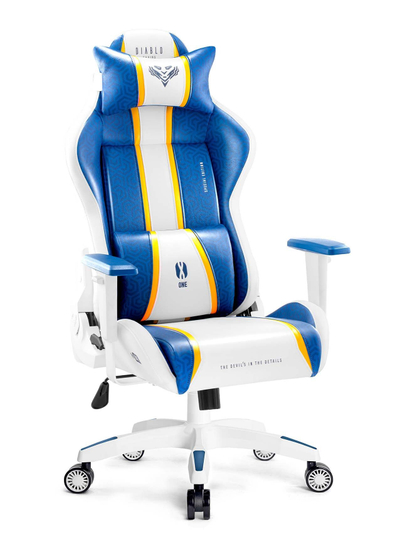 Karrige gaming King Diablo X One 2.0, ergonomike, blu e kaltër