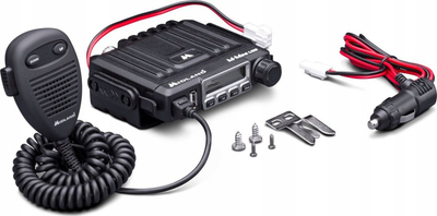 Radio CB Midland M-MINI USB, 40 kanale AM/FM, portë USB, e zezë