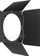 Aksesor drite Jinbei M9 Barn Door, montim Bowens, me grid, i zi