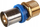 Прав адаптер Equation GZ1/2" x 20 mm, бронза, за цевки PE RT AL PE RT, бронзена боја