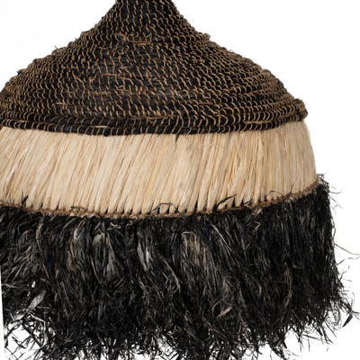 Llambë tavani Telag sisal-abace 50×50×60 cm (HM7788), zezë