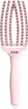 Furçë flokësh Olivia Garden Finger Brush Combo profesionale, rozë pastel