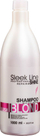 Shampo për flokë bjonde Stapiz Sleek Line Blush Blond, me proteina mëndafshi, 1000 ml