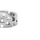 Unazë Daniel Wellington Charming 3-Link Steel Ring DW0040102, unisex, e argjendtë