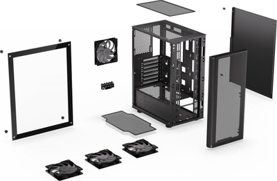 Kasë Endorfy Ventum 200 ARGB, Midi Tower