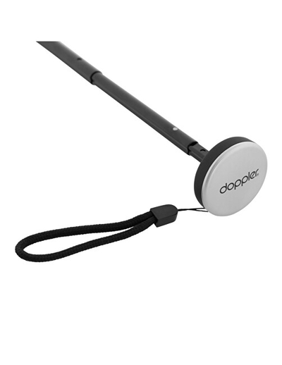 Çadër e palosshme Doppler Fiber Mini Compact Uni Black, e zezë