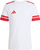 Bluzë sportive adidas Squadra 25 M JG5829, Aeroready, poliester i riciklu, e bardhë