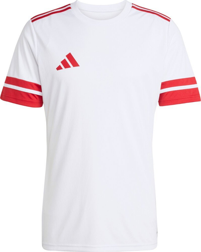 Bluzë sportive adidas Squadra 25 M JG5829, Aeroready, poliester i riciklu, e bardhë