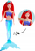 Kukull sirenë Simba Steffi Shining Mermaid, 39 cm, me dritë, shumëngjyrëshe