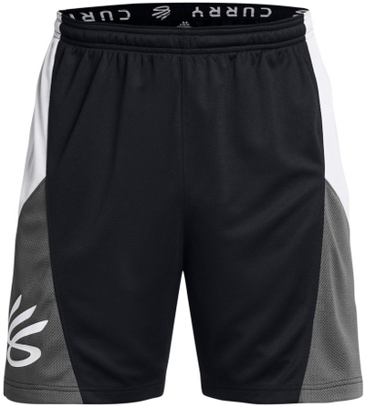 Кратки панталони за кошарка Under Armour Curry Splash, спортска мрежа, црни
