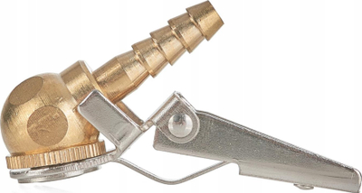 Kokë për fryrje gomash GEKO G01279, për zorrë ajri 8mm, bronz, metalike