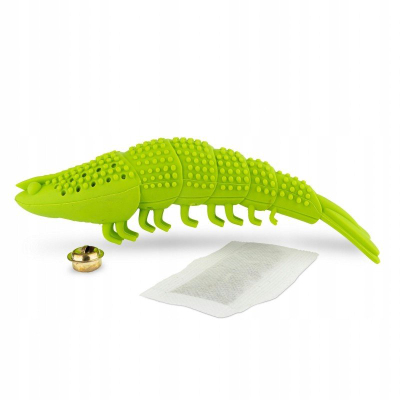 Lodër për mace Barry King karkalec, 16 cm, gomë, me catnip