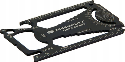 Multitool karte Neo True Utility Cardsmart, 30 funksione, çelik inox, i zi