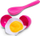 Lojë me vezë në lugë BS Toys Egg Relay, set 16 pjesësh, shumëngjyrëshe