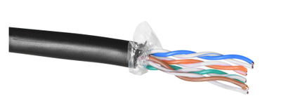 Kabllo rrjeti Alantec KIU5OUTS305Q, UTP Cat 5e, 305m, i zi