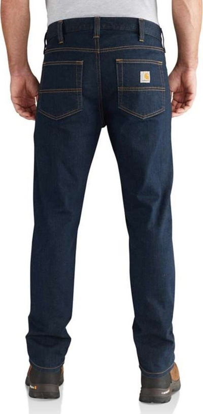 Xhinse për burra Carhartt Slim Tapered Rugged Flex, masa 34 32, xhins blu