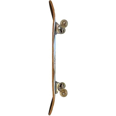 Skateboard Best Sporting Kid, 78.5 x 20.4 cm, kushineta ABEC 3, bardh e zi