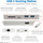 Hub USB C Tripp Lite U442 DOCK11 S, 4 porta USB A, 5 Gbps, argjendtë