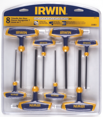 Set çelësa Hex Tip T Irwin 2.5-10 mm, 8 copë (T10771)