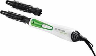 Четка со воздух за коса Concept Airstyler Green KF1310, ротирачка четка, повеќебојна бело зелена
