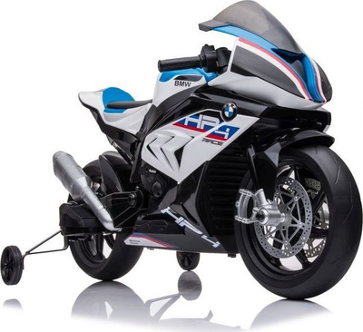 Motor elektrik për fëmijë LEAN Toys BMW HP4 Race JT5001, 12V 7Ah, 6 km/h, blu