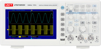 Дигитален осцилоскоп Uni-T UTD2052CEX+, 50 MHz, 2 канали, сив