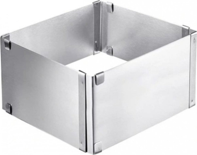 Tepsi pjekjeje rregulluese Brunbeste 3141, formë katrore drejtkëndore, çelik inox, argjendtë