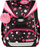 Çantë shkolle Herlitz Ultralight Satchel Cats and Dots, ergonomike, 750g, rozë me të zezë