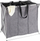 Kosh rrobash Wenko Hampers Grey Trio, 3 ndarje, palosës, gri