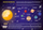 Nënshtrat tavoline Henry Desk Pad Solar System, format B3, letër e trashë, shumëngjyrësh