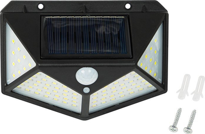 Set me 3 llamba diellore Blow LED për kopsht, me sensor lëvizjeje, IP65, me ngjyrë të zezë