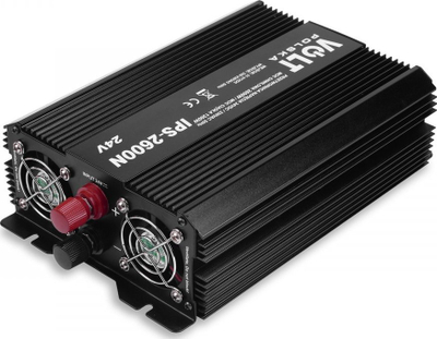 Inverter voltazhi Volt IPS-2600N, 24V në 230V, 1300W, me USB, ngjyrë e zezë