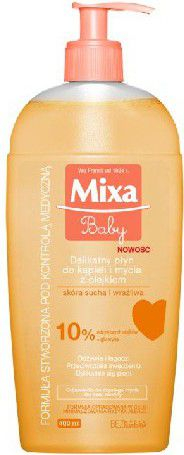Shampo për foshnje Mixa Baby Bath and Washing Fluid me vaj bajamesh, 400ml