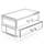 Kuti per bizhuteri transparent 19*9*10*. UNIMIKS