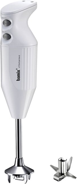 Mikser dore Bamix One, 160W, 2 shpejtësi, i bardhë