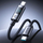 Kabllo USB C në USB C Joyroom, 100W, 1.2m, me ekran, gri e errët