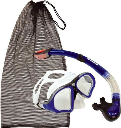 Set snorkel Schildkroet Palau, për të rritur, blu
