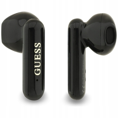 Kufje pa tela Guess TWS 4G Metal Logo, Bluetooth 5.4, 16 orë, të zeza