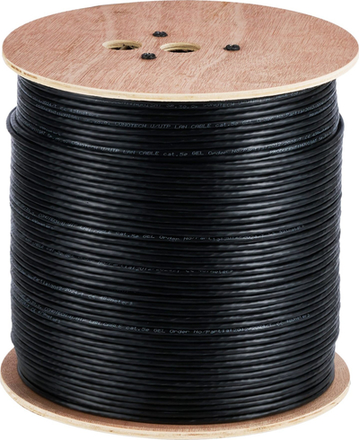 Kabllo rrjeti Conotech UTP, CAT 5E, 500m, e zezë