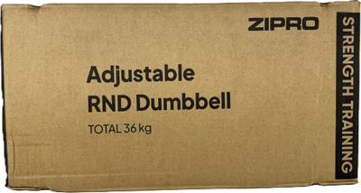 Pesha dore të rregullueshme Zipro Round, 1 x 36kg