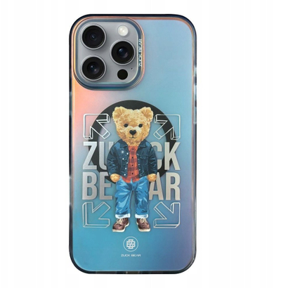 Kuti telefoni Zuck Bear California Cool Mag, për iPhone 16 Pro Max, që shkon me MagSafe, gri