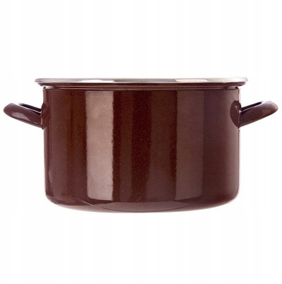 Tenxhere Orion Pot Enamel, 26 cm, 6.5 l, kafe