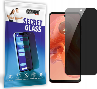 Xham mbrojtës privatësie Grizz SecretGlass për Motorola Moto G04, 9H, i tejdukshëm