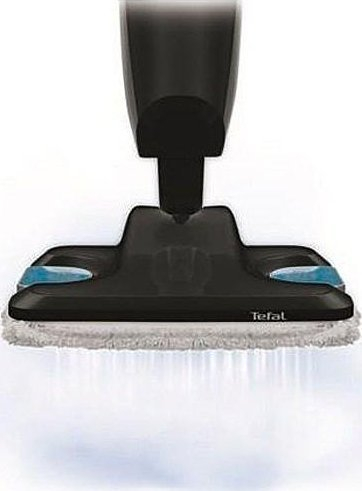 Pastrues me avull Tefal Steam Power VP6555 për dysheme, depozite uji 0.6L, i zi