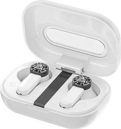 Kufje Wekome VA06 Vanguard TWS, Bluetooth 5.2, me kuti karikimi 250mAh, të bardha