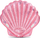 Dyshek i frym osmanllik pishine Intex Shell 57257, PVC, me shkëlqim, rozë