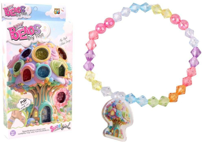 Set kreativ bizhuterish Akademia Mody Tree House Bracelets, për byzylykë DIY, shumëngjyrësh