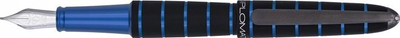 Stilolaps me bojë Diplomat Elox Ring, majë çeliku, blu
