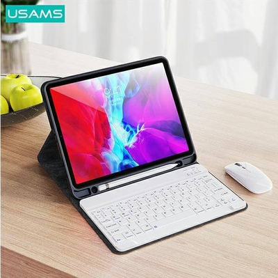 Mbrojtëse tablet Usams Winro me tastierë Bluetooth për iPad Air 10.9", e zezë