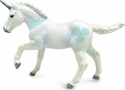 Figurë lodër Collecta Unicorn Foal, mini, blu e çelët